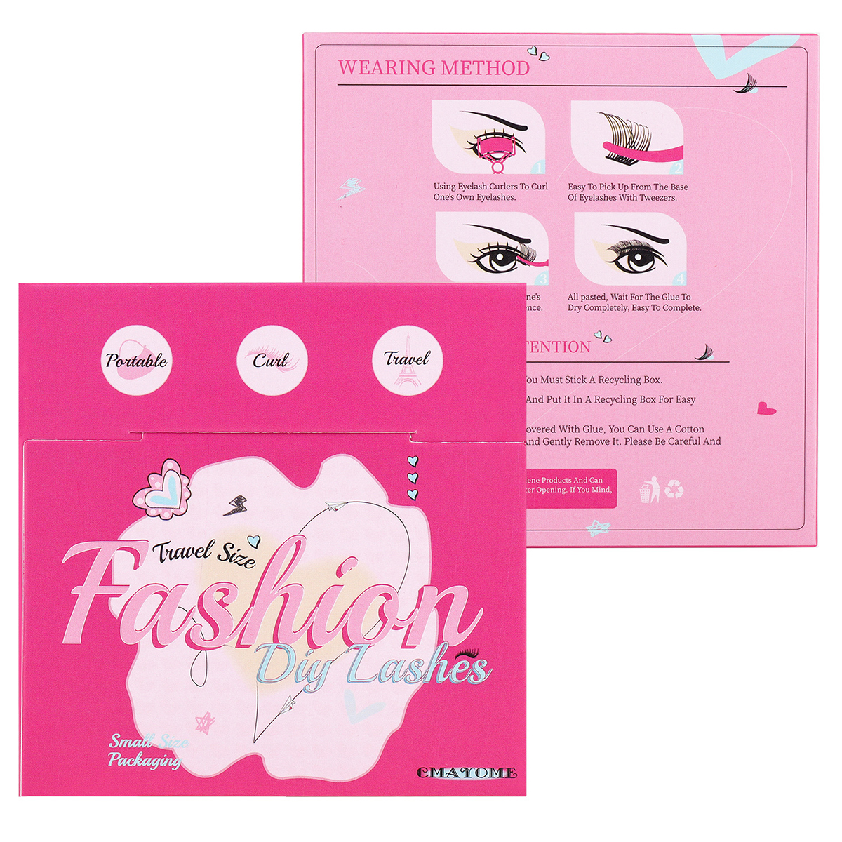 Beauty Spot Segmented Natural Eyelashes Set