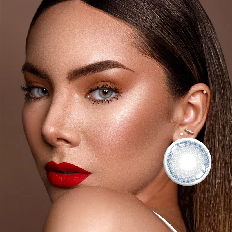 Platinum Blue Prescription Yearly Contact Lenses