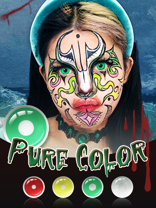 Cosplay - Pure Color Contact Lenses