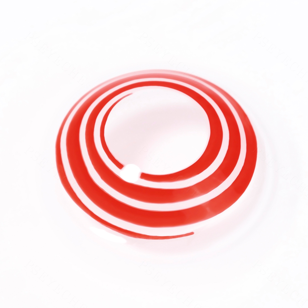 Scarlet Ripple Red Costume Yearly Contact Lenses | 2 Pcs
