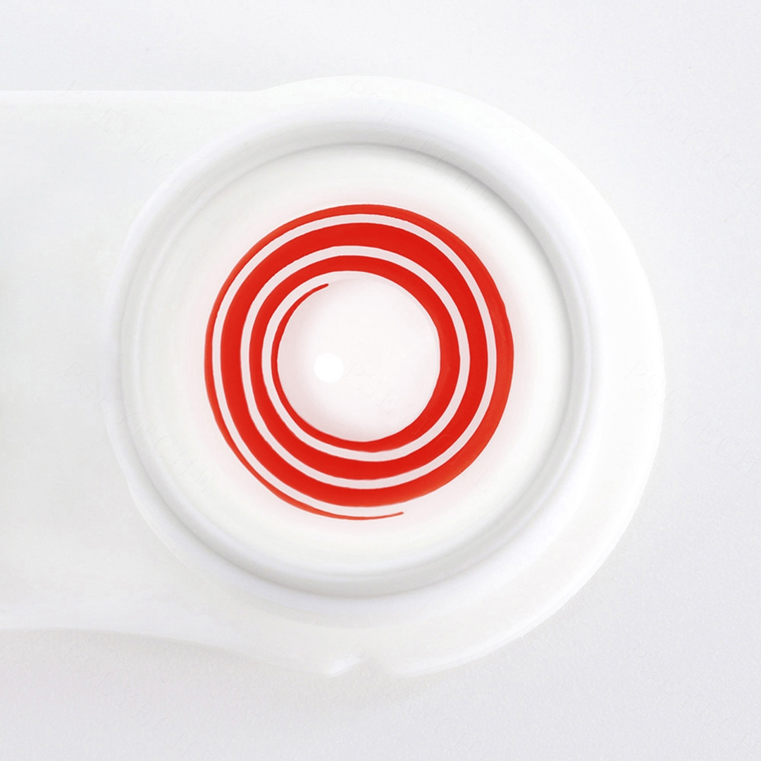 Scarlet Ripple Red Costume Yearly Contact Lenses | 2 Pcs