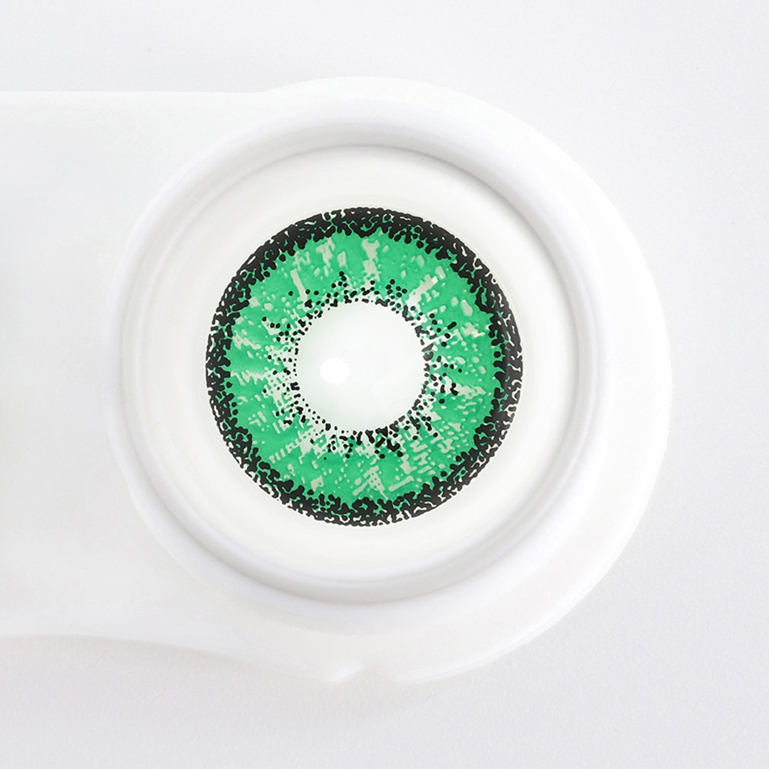 Green Halloween Yearly Contact Lenses