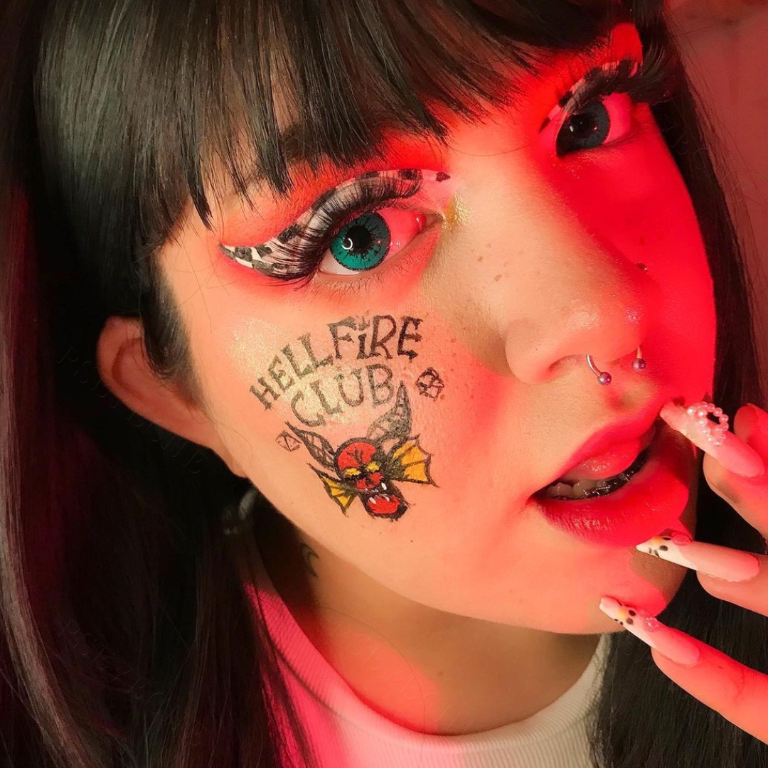 Green Halloween Yearly Contact Lenses