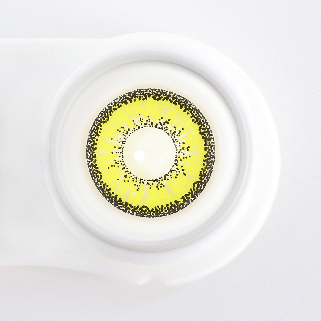Yellow Halloween Yearly Contact Lenses