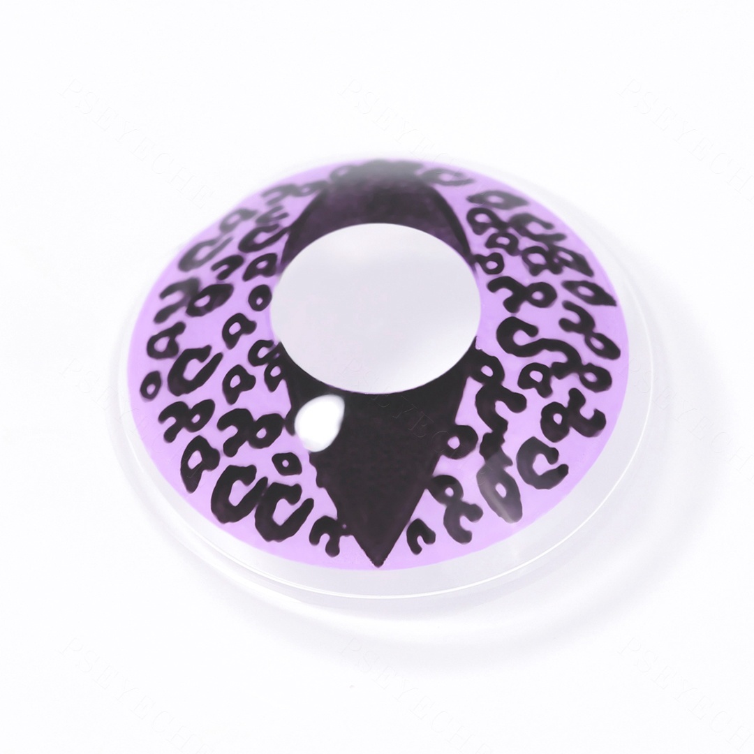 Lilac Prowler Purple Costume Yearly Contact Lenses | 2 Pcs