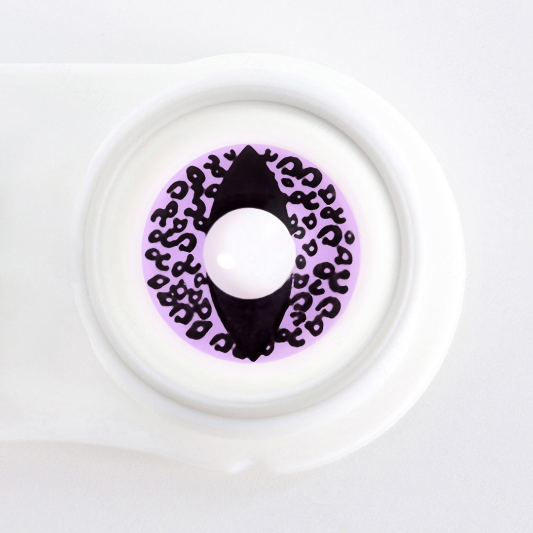 Lilac Prowler Purple Costume Yearly Contact Lenses | 2 Pcs