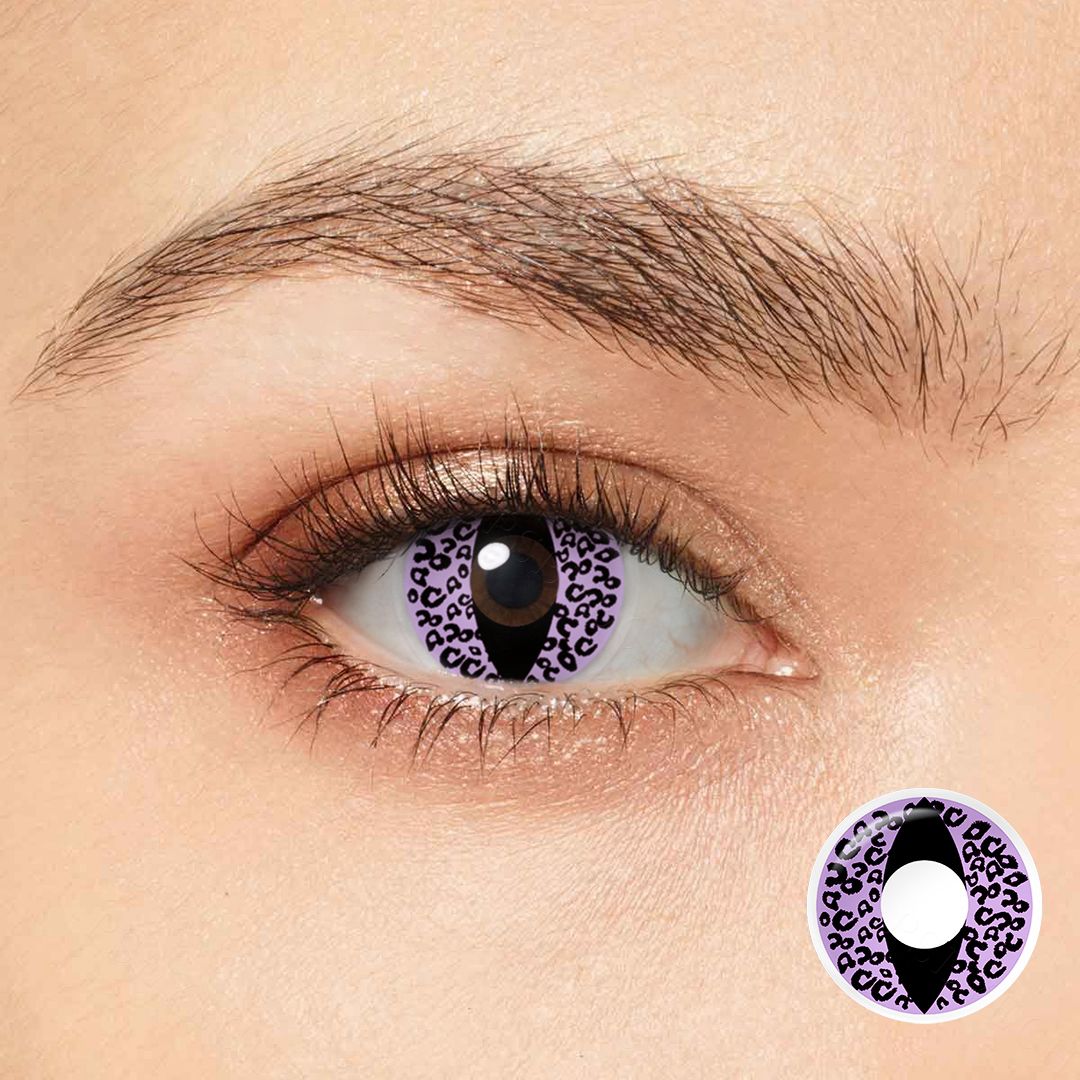 Lilac Prowler Purple Costume Yearly Contact Lenses | 2 Pcs