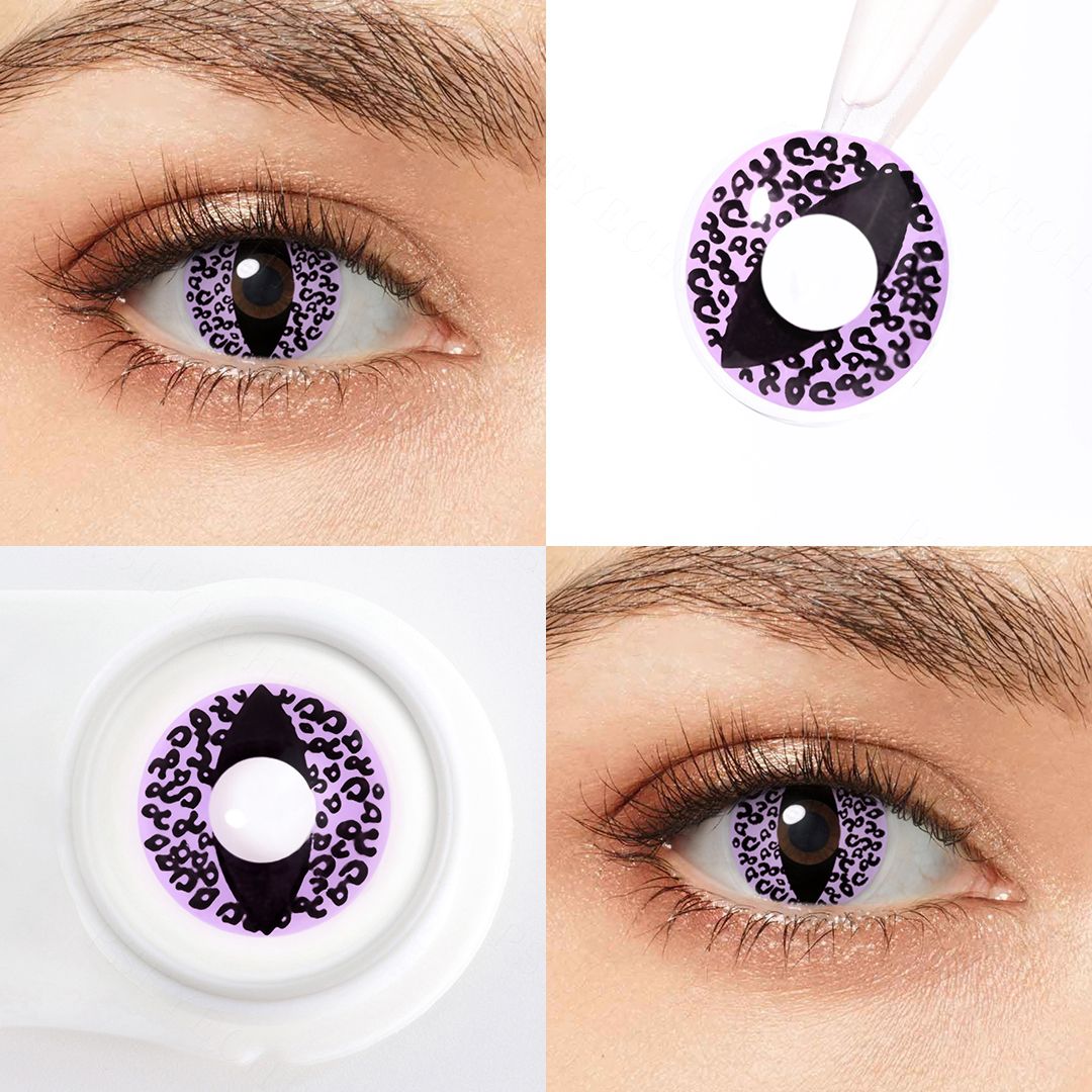 Lilac Prowler Purple Costume Yearly Contact Lenses | 2 Pcs