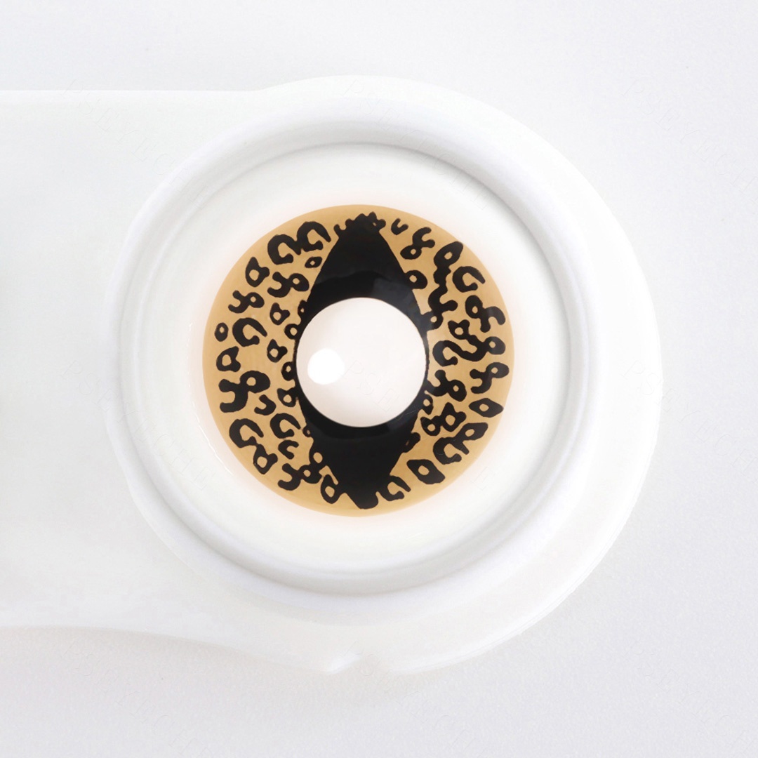 Golden Prowler Brown Costume Yearly Contact Lenses | 2 Pcs