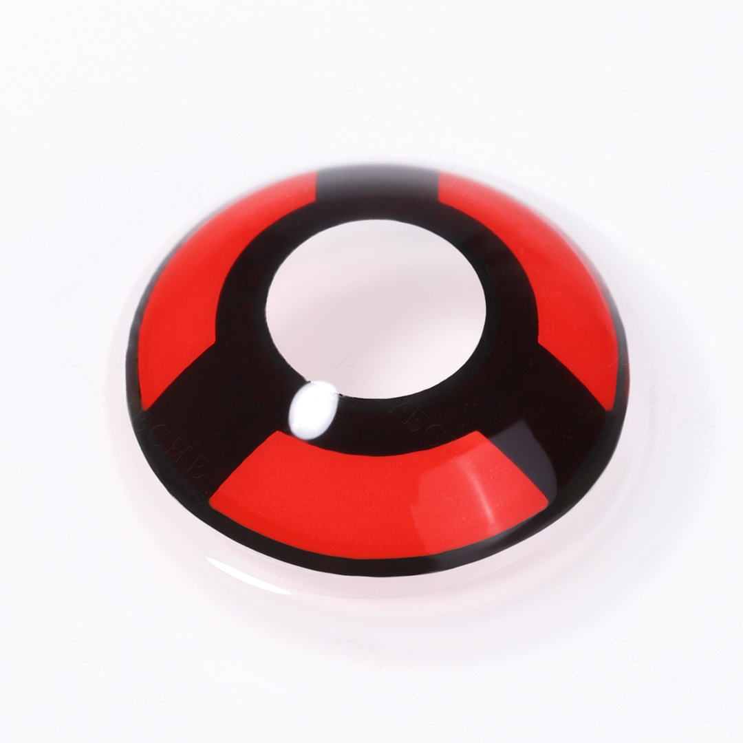 Scarlet Lock Red Costume Yearly Contact Lenses | 2 Pcs