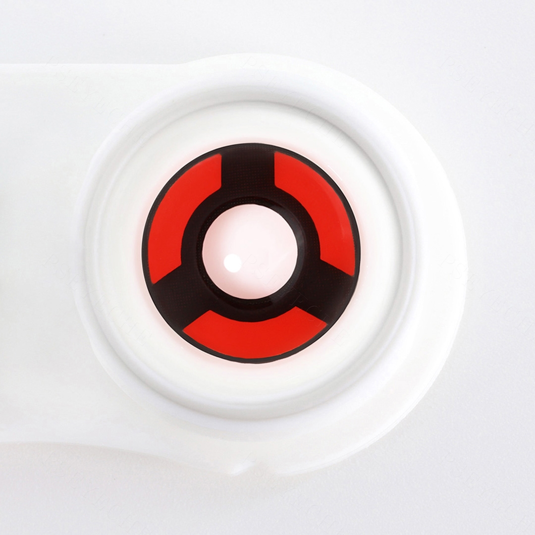 Scarlet Lock Red Costume Yearly Contact Lenses | 2 Pcs
