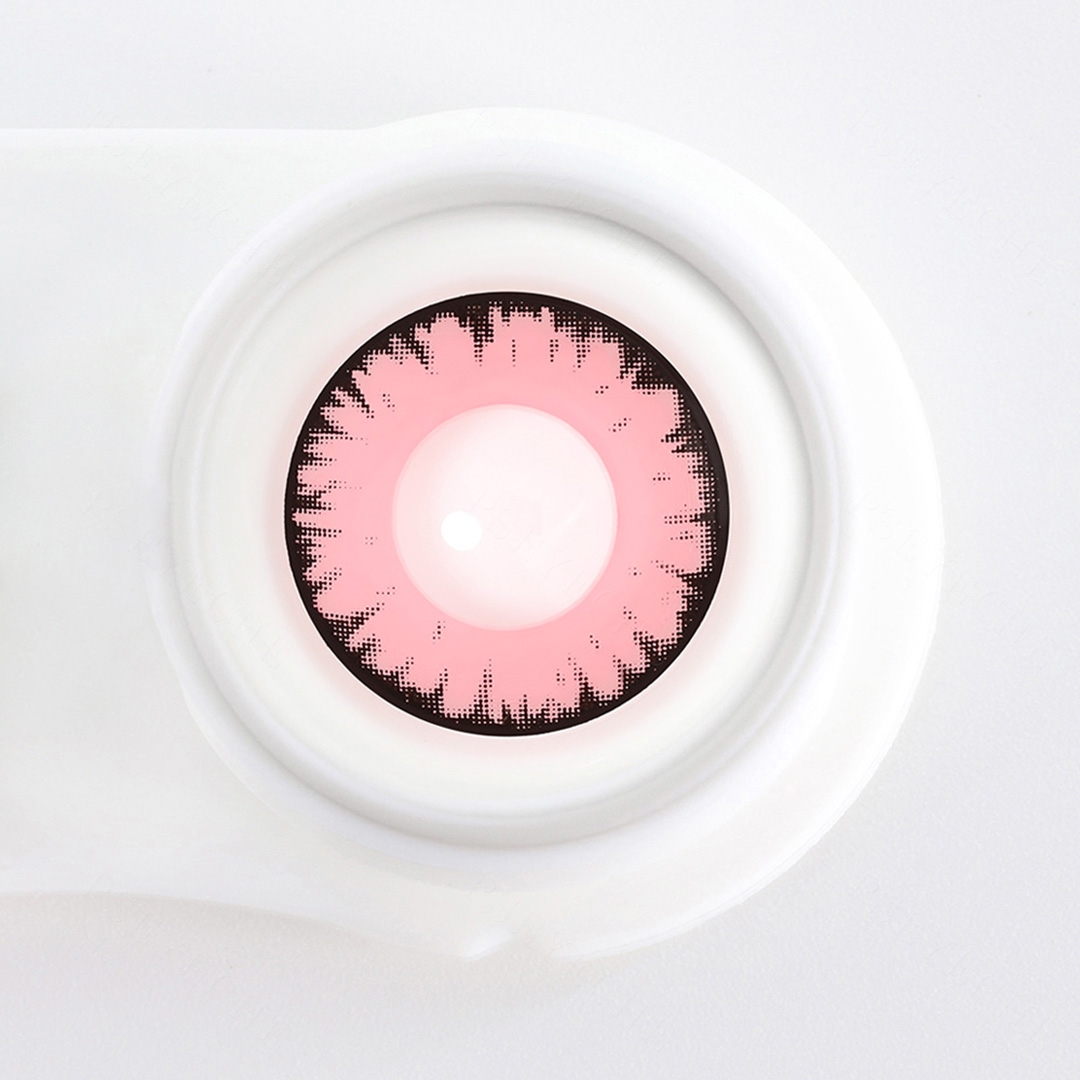Pink Halloween Yearly Contact Lenses