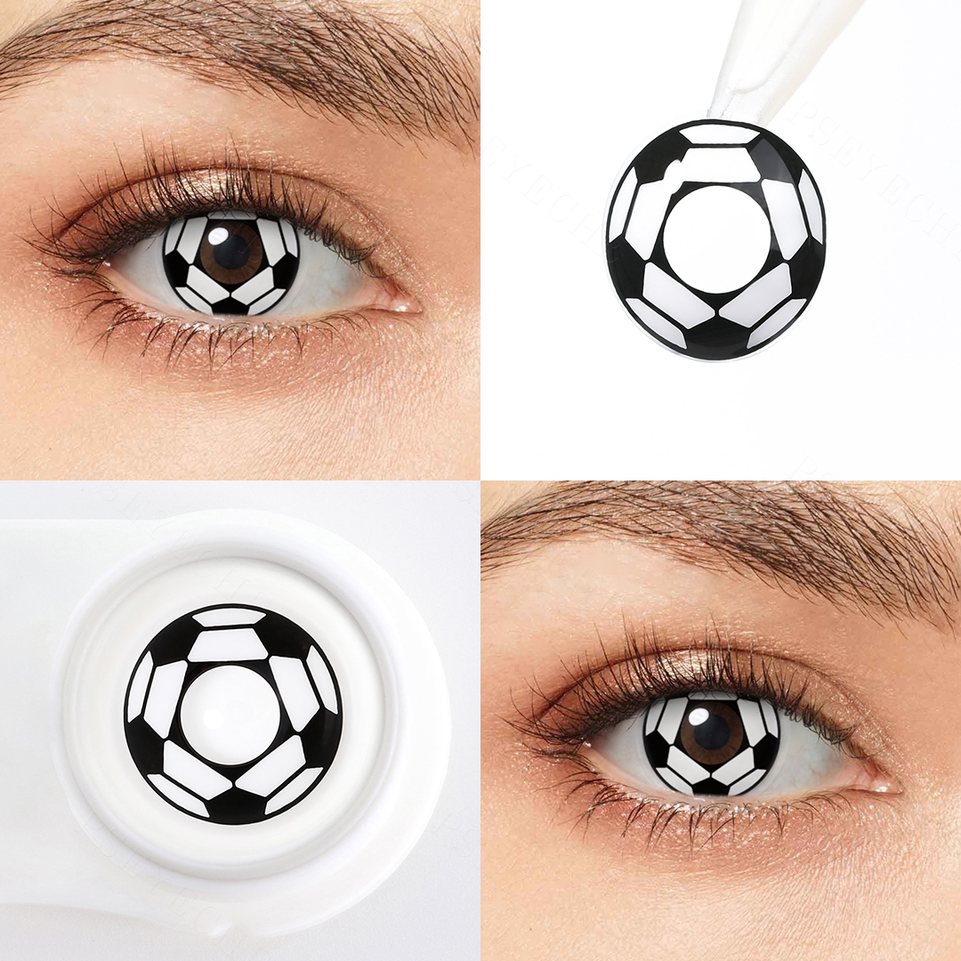 Soccer Dream Costume Yearly Contact Lenses | 2 Pcs