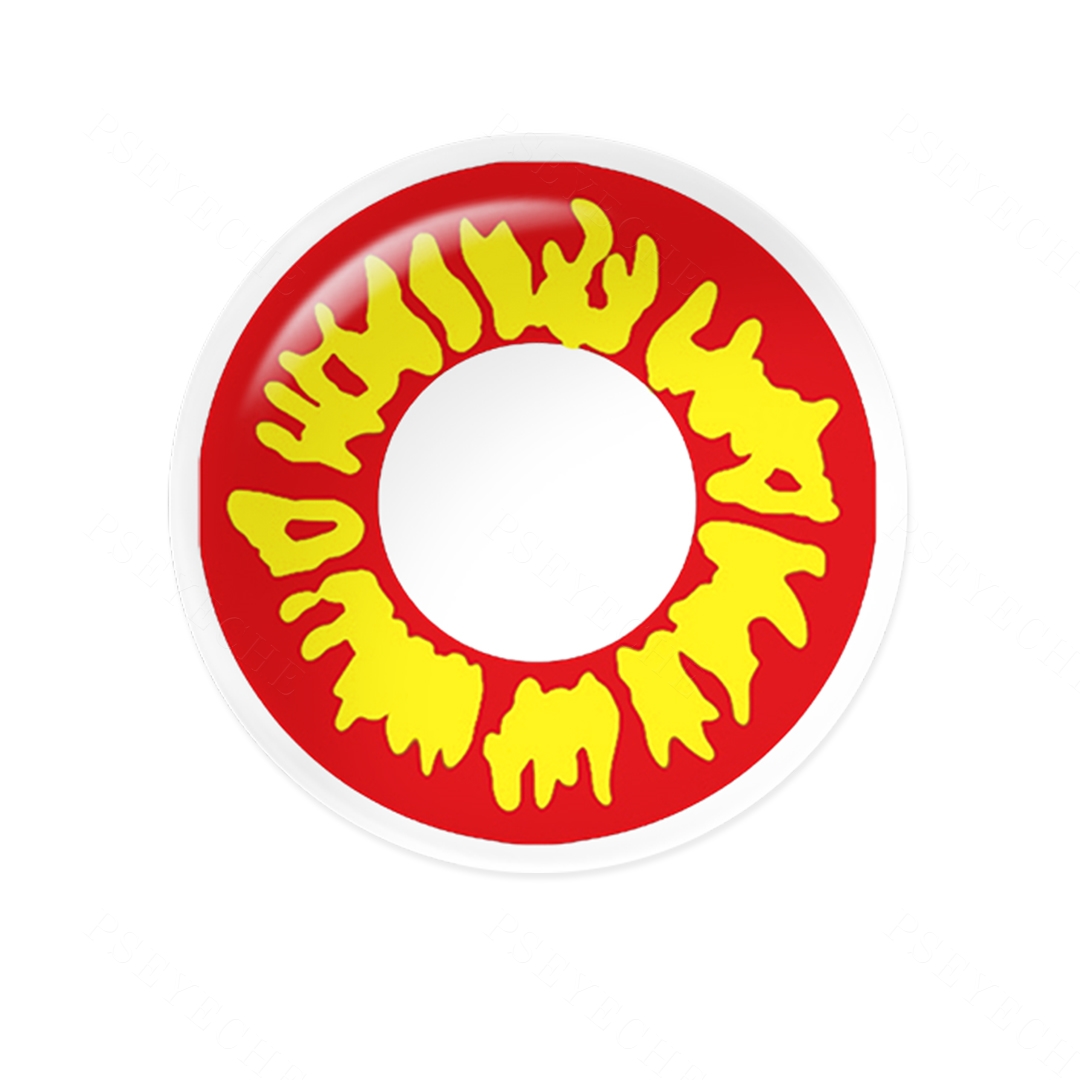 Sunfire Ring Yellow Costume Yearly Contact Lenses | 2 Pcs