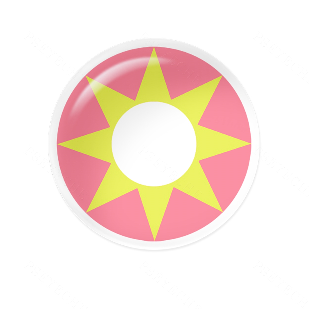 Daystar Pink Costume Yearly Contact Lenses | 2 Pcs