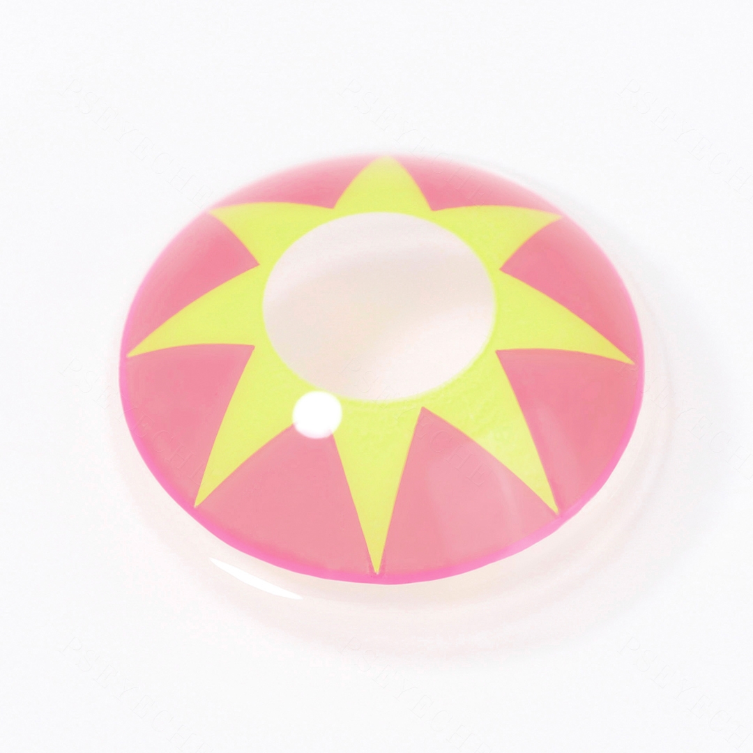 Daystar Pink Costume Yearly Contact Lenses | 2 Pcs