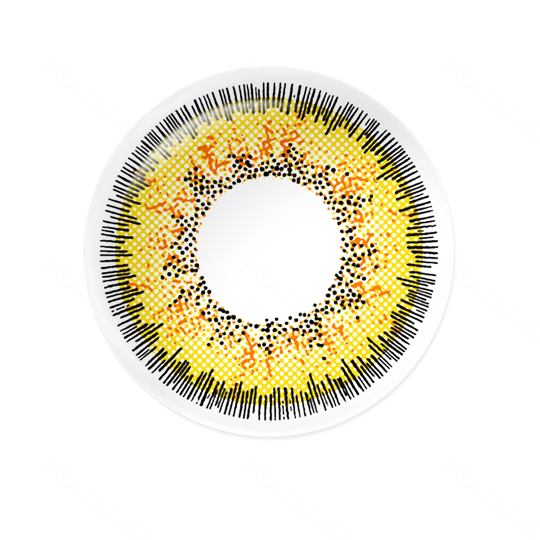 Gilded Thistle Yellow Costume Yearly Contact Lenses | 2 Pcs