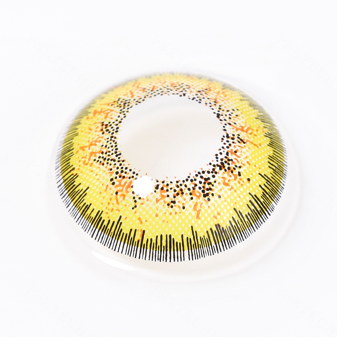 Gilded Thistle Yellow Costume Yearly Contact Lenses | 2 Pcs
