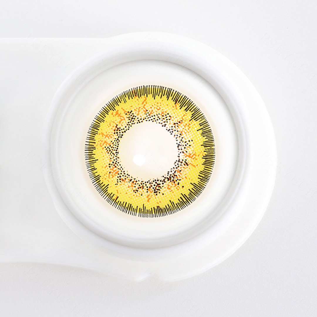 Gilded Thistle Yellow Costume Yearly Contact Lenses | 2 Pcs