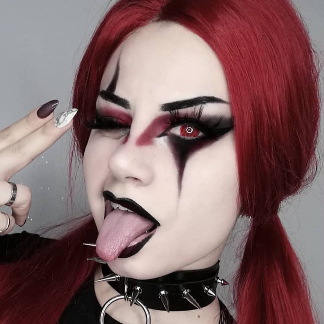 Red Halloween Yearly Contact Lenses