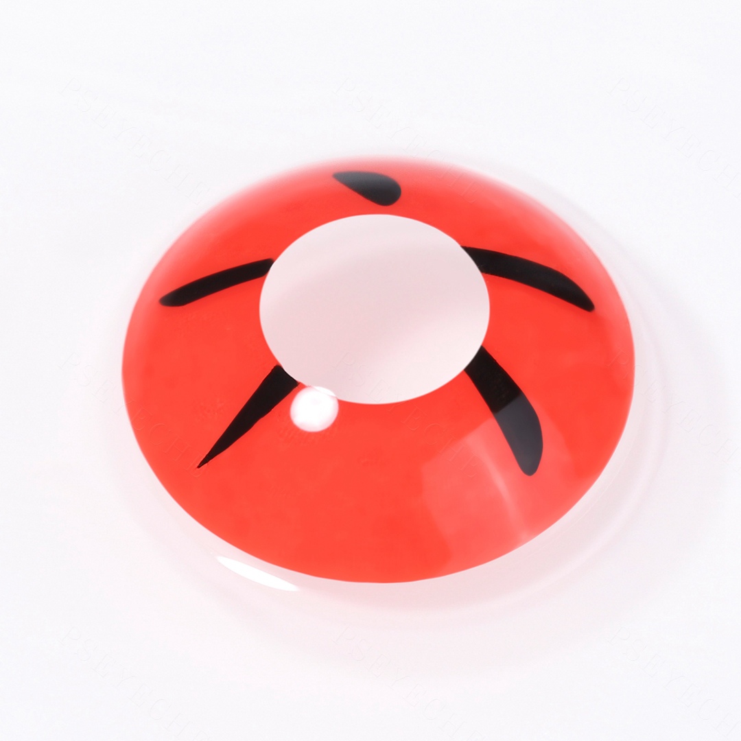 Spark Red Costume Yearly Contact Lenses | 2 Pcs