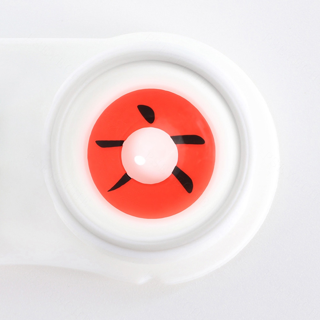 Spark Red Costume Yearly Contact Lenses | 2 Pcs