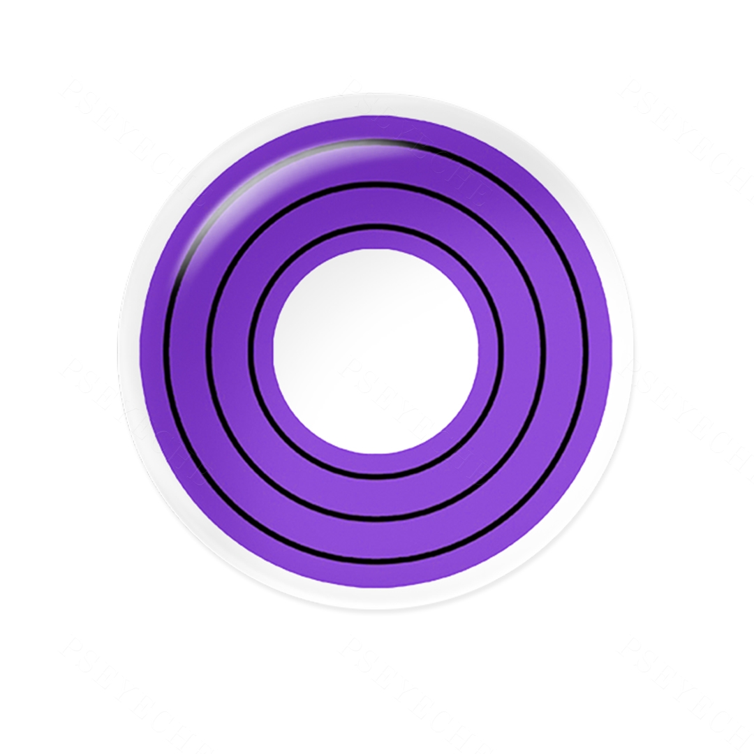 Circle Purple Costume Prescription Yearly Contact Lenses