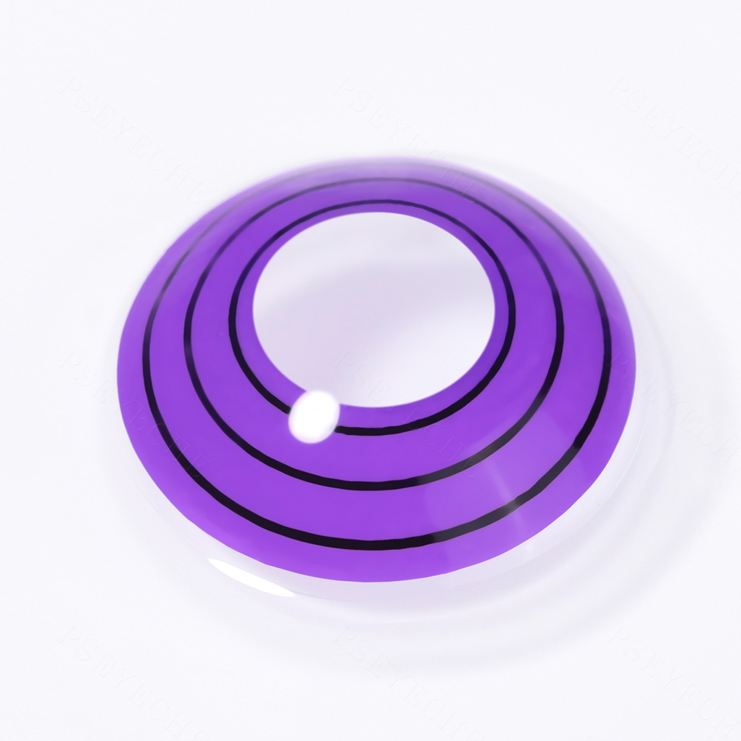 Circle Purple Costume Prescription Yearly Contact Lenses