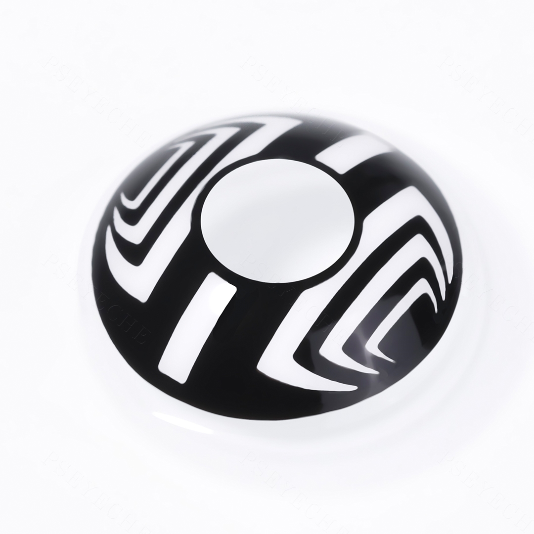 Cyborg Black Costume Yearly Contact Lenses