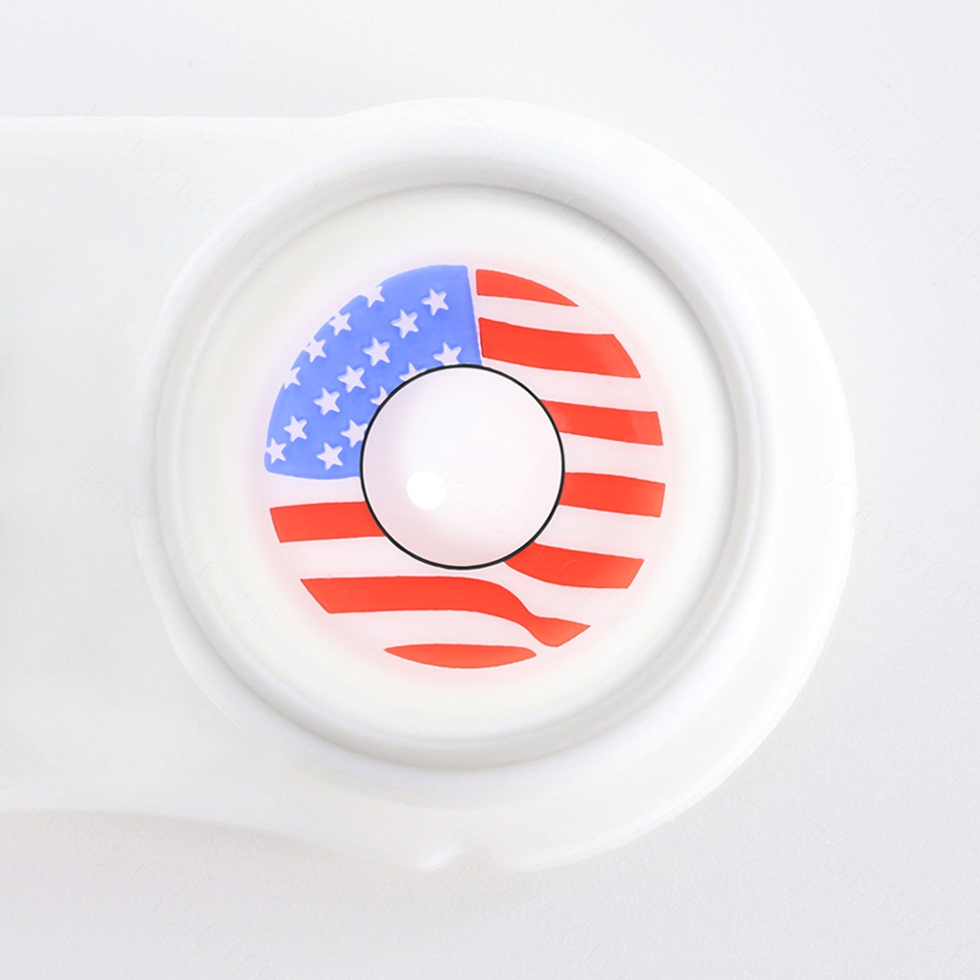 Freedom Star Costume Yearly Contact Lenses | 2 Pcs