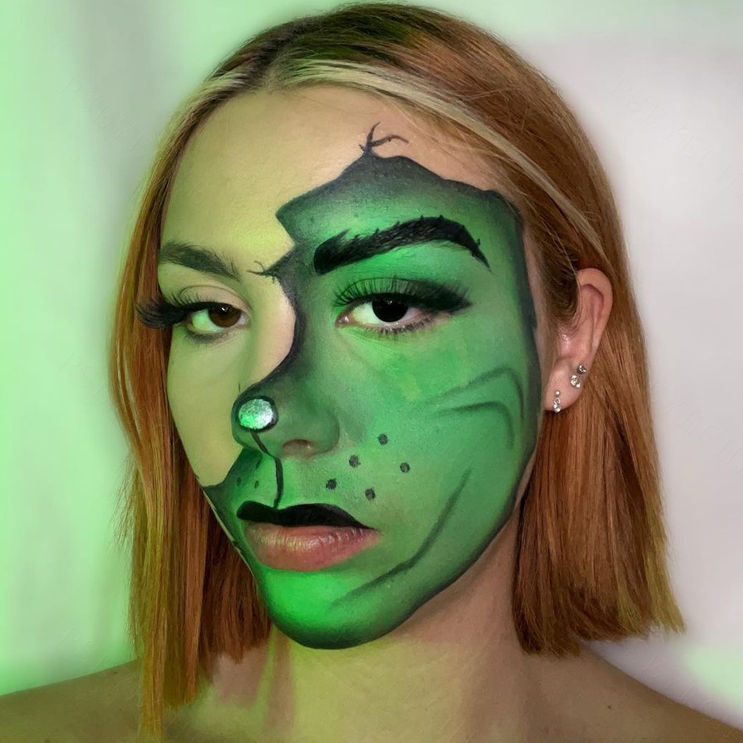 Blind Black Costume Contact Lenses