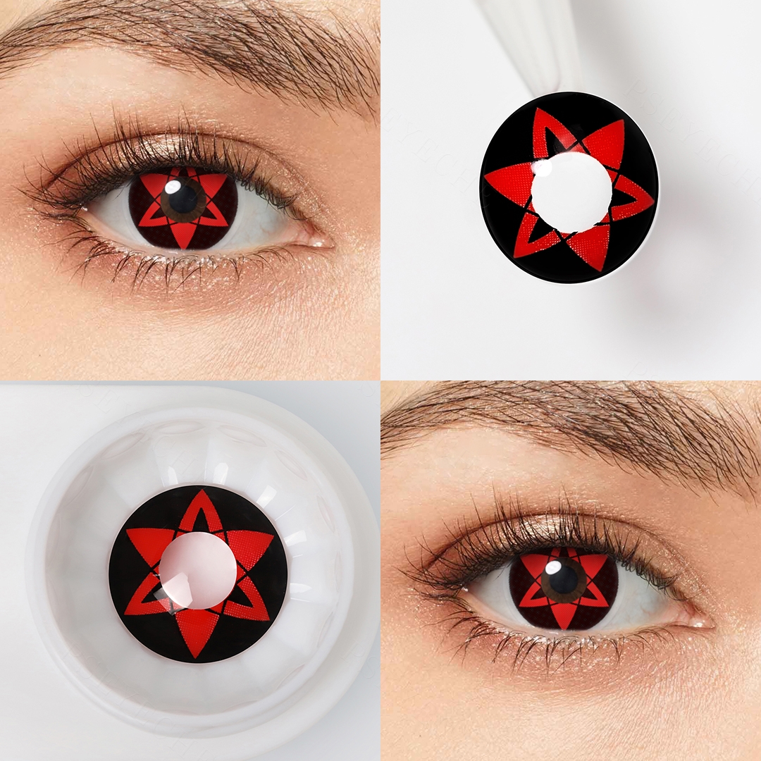 Celestial Emblem Red Costume Yearly Contact Lenses