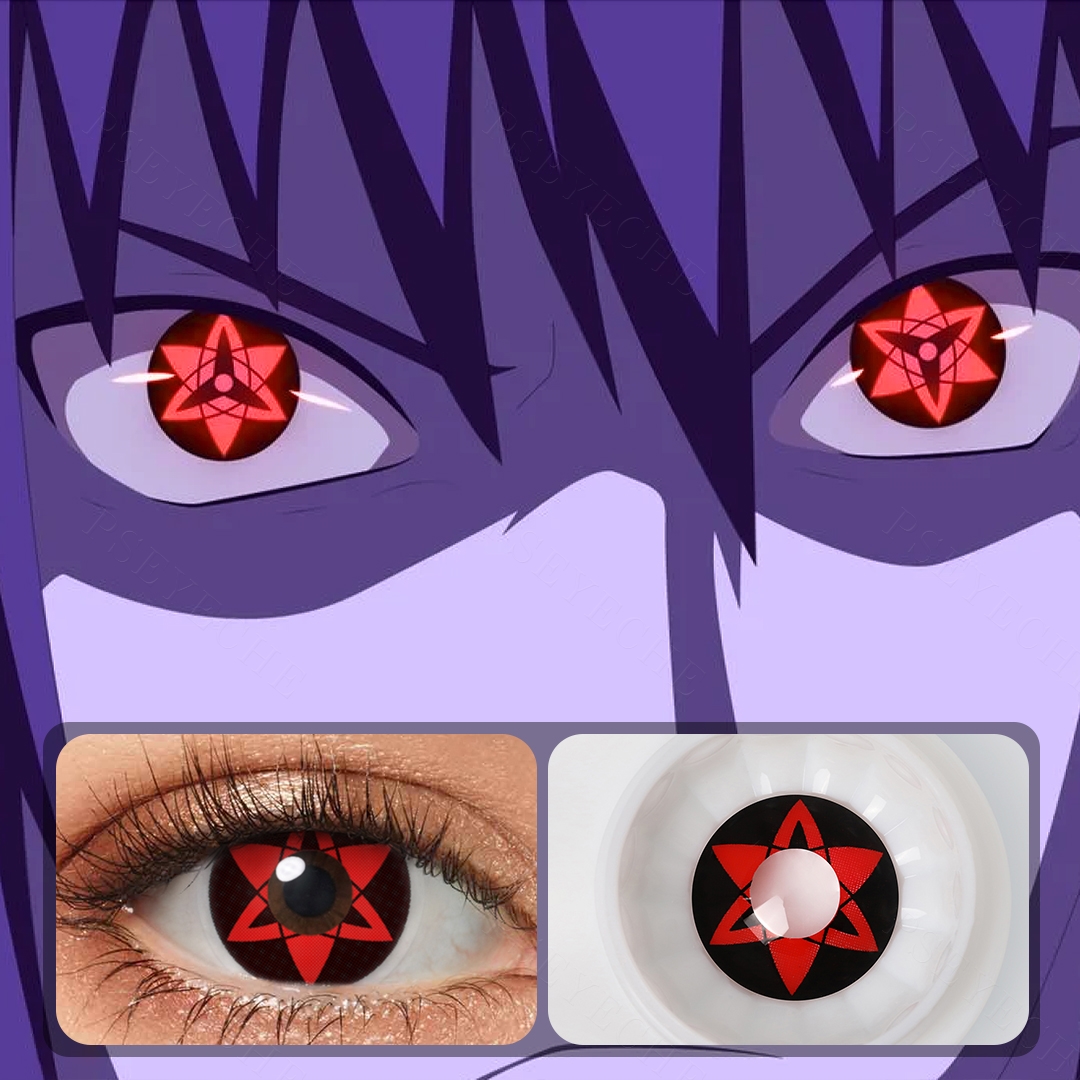 Celestial Emblem Red Costume Yearly Contact Lenses