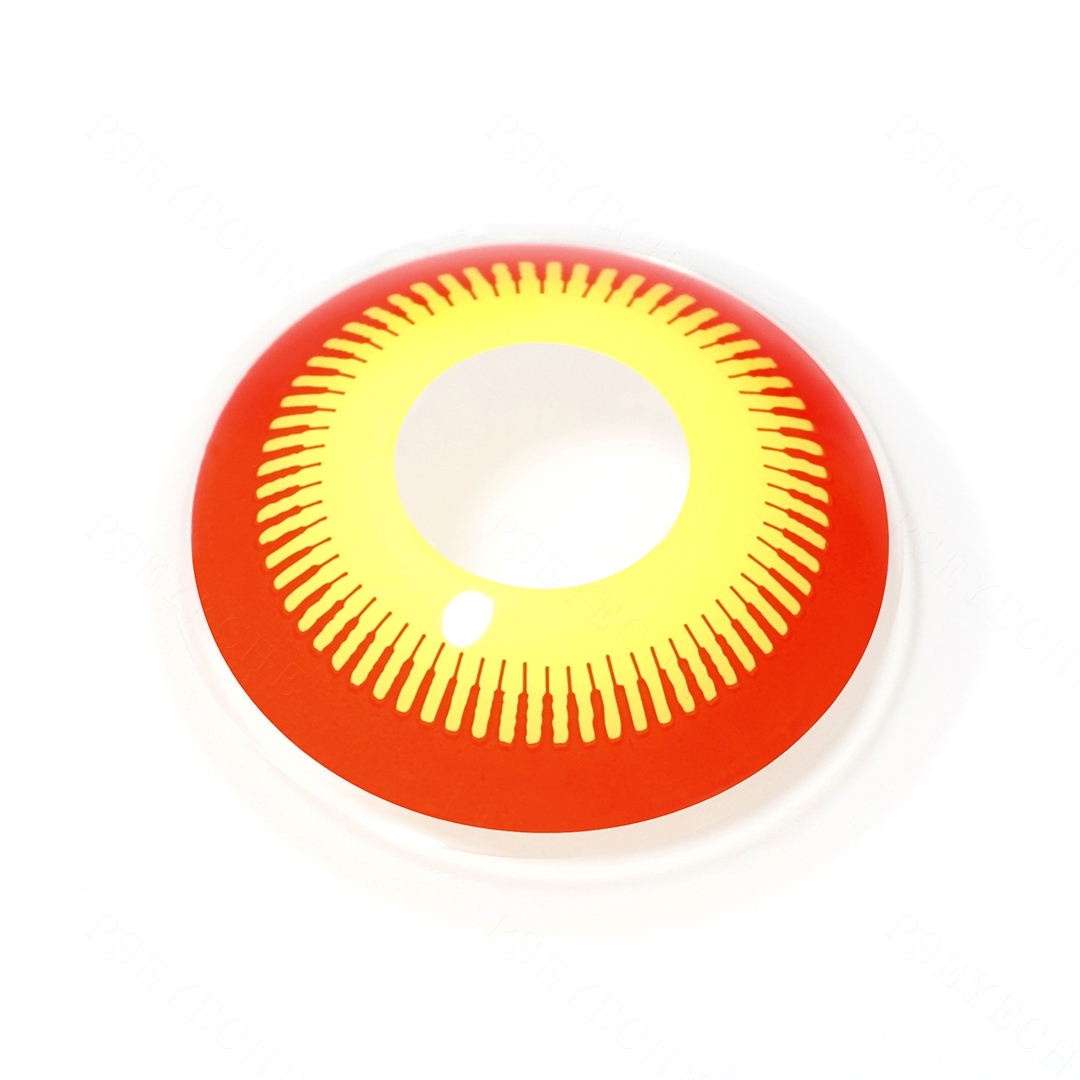Sunset Blaze Red Costume Yearly Contact Lenses