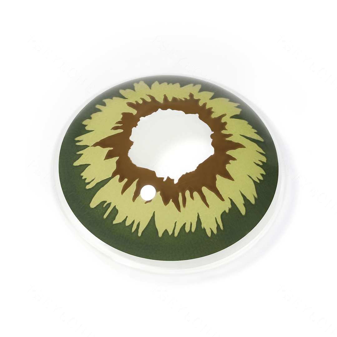 Wonderland Flame Green Costume Yearly Contact Lenses