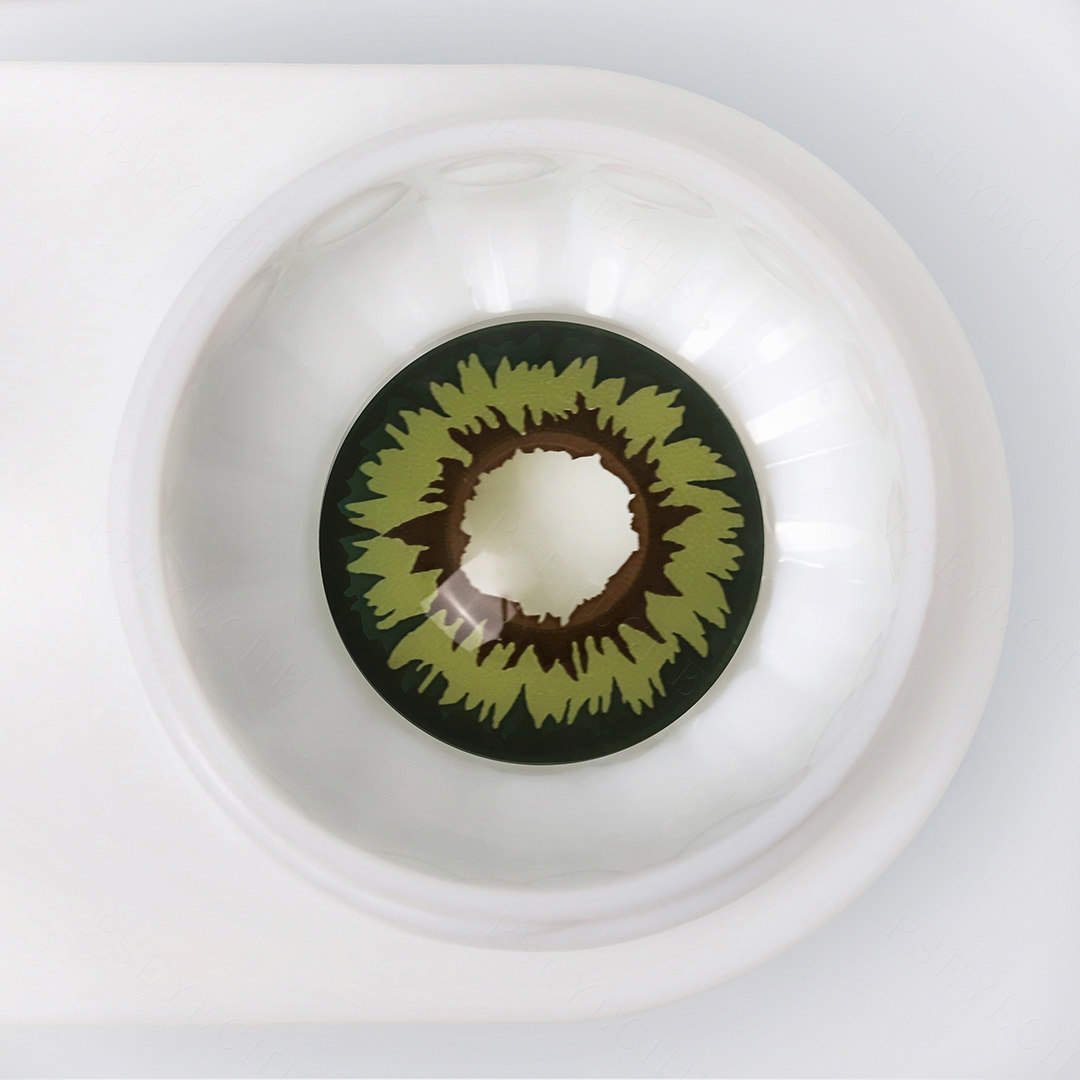 Wonderland Flame Green Costume Yearly Contact Lenses