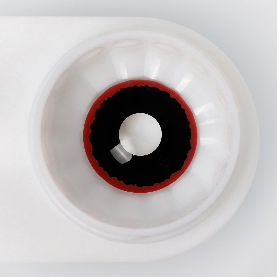 Terror Red Halloween Yearly Contact Lenses
