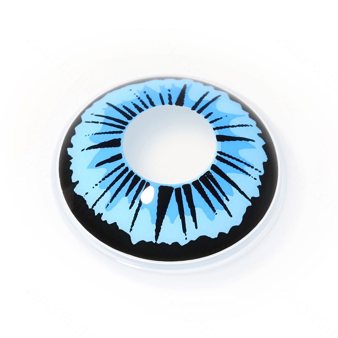 Thunderburst Blue Costume Yearly Contact Lenses | 2 Pcs