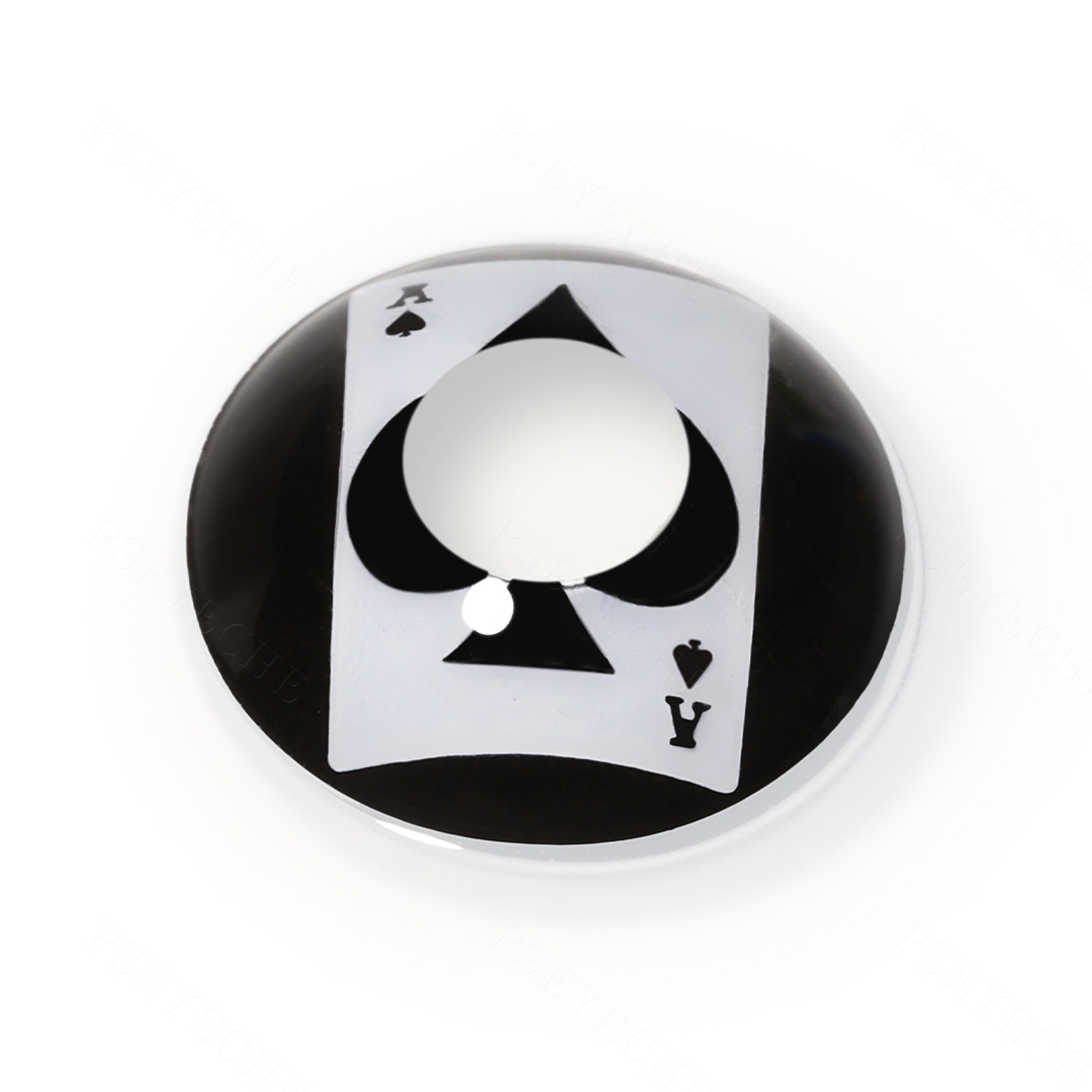 Ace of Spades Costume Yearly Contact Lenses