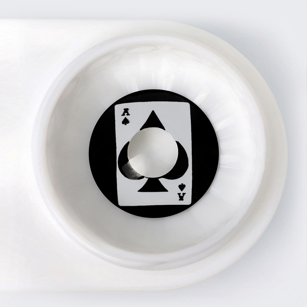 Ace of Spades Costume Yearly Contact Lenses