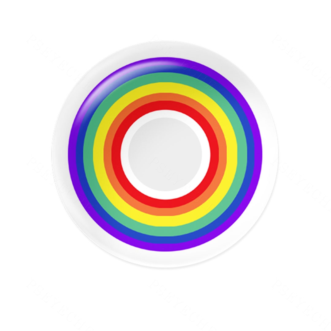 Multiple Rainbow Costume Contact Lenses