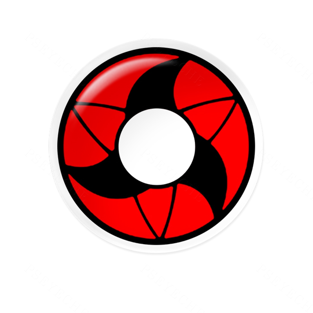Scarlet Shards Red Costume Yearly Contact Lenses | 2 Pcs