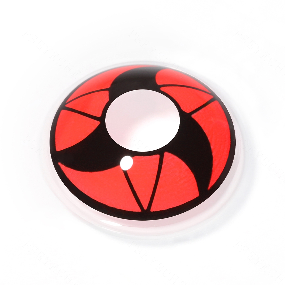 Scarlet Shards Red Costume Yearly Contact Lenses | 2 Pcs