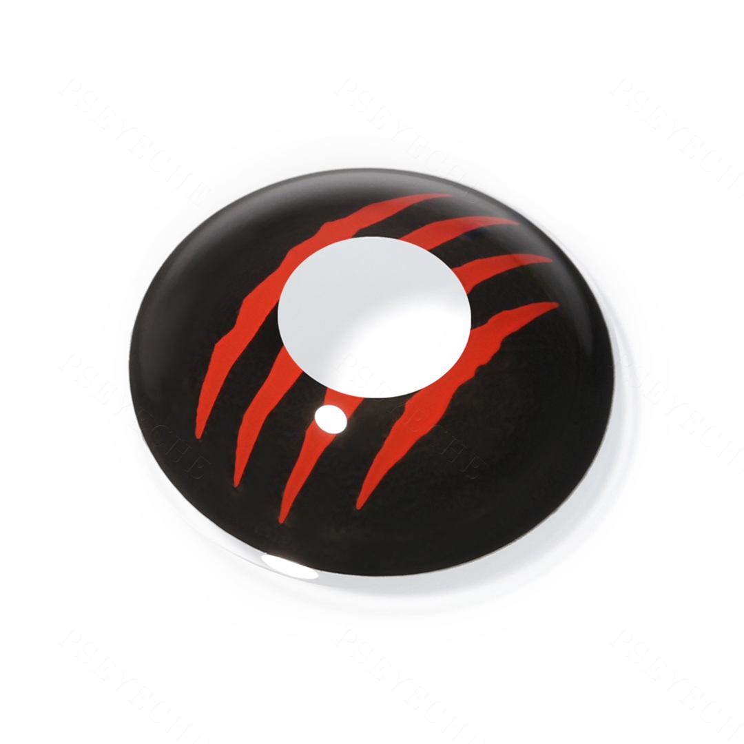 Wolverine Black Costume Yearly Contact Lenses