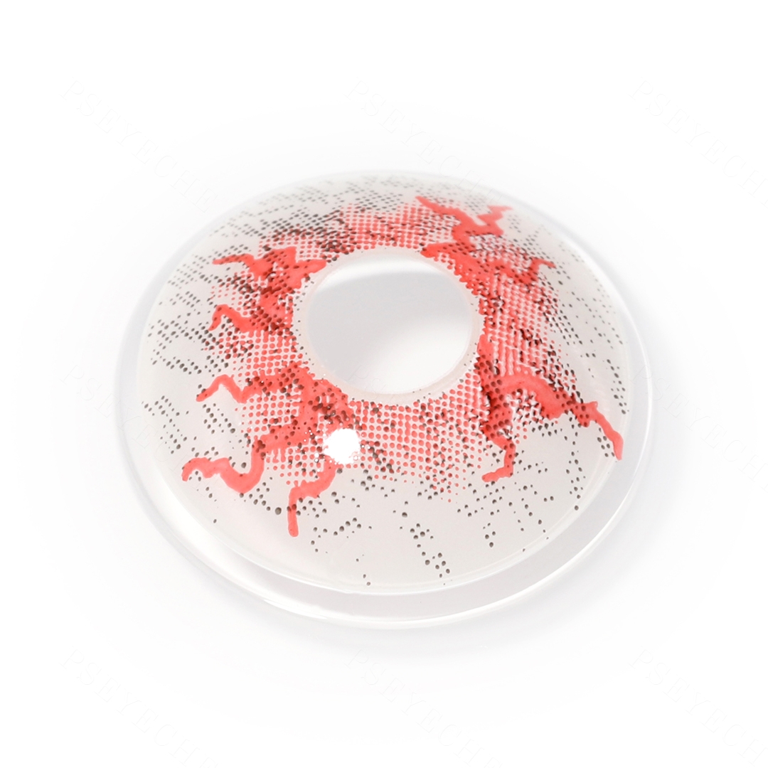Ashen Veins White Costume Yearly Contact Lenses | 2 Pcs