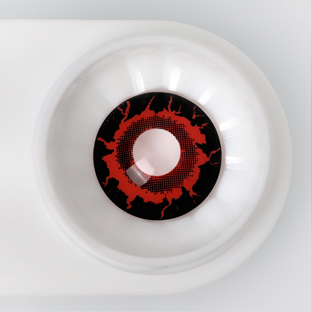 Wizard Red Halloween Yearly Contact Lenses