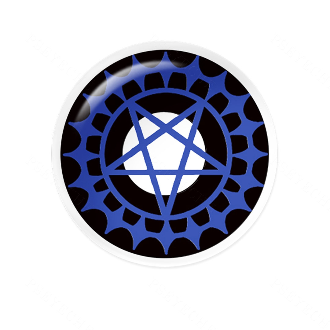 Satellite Blue Costume Yearly Contact Lenses