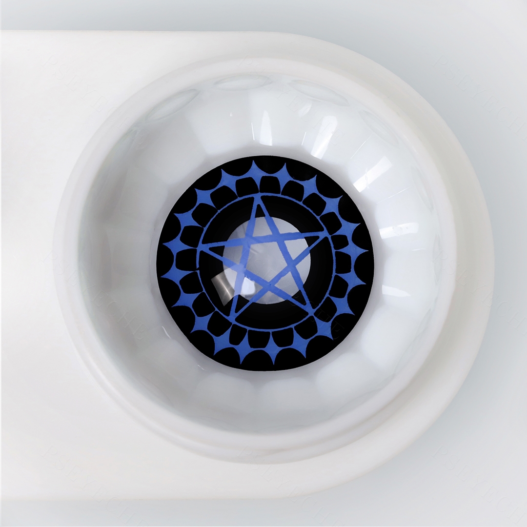 Satellite Blue Costume Yearly Contact Lenses