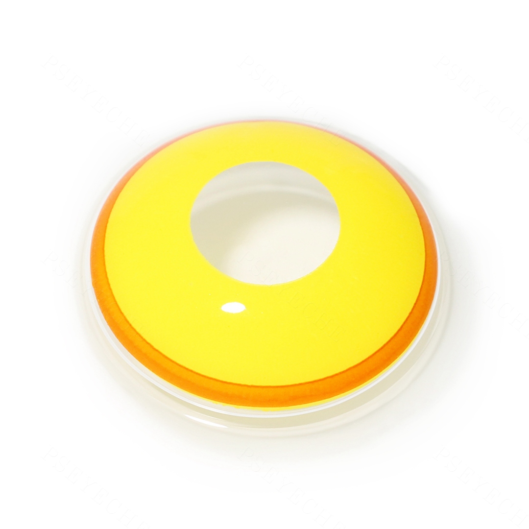 Marigold Halo Yellow Costume Yearly Contact Lenses | 2 Pcs