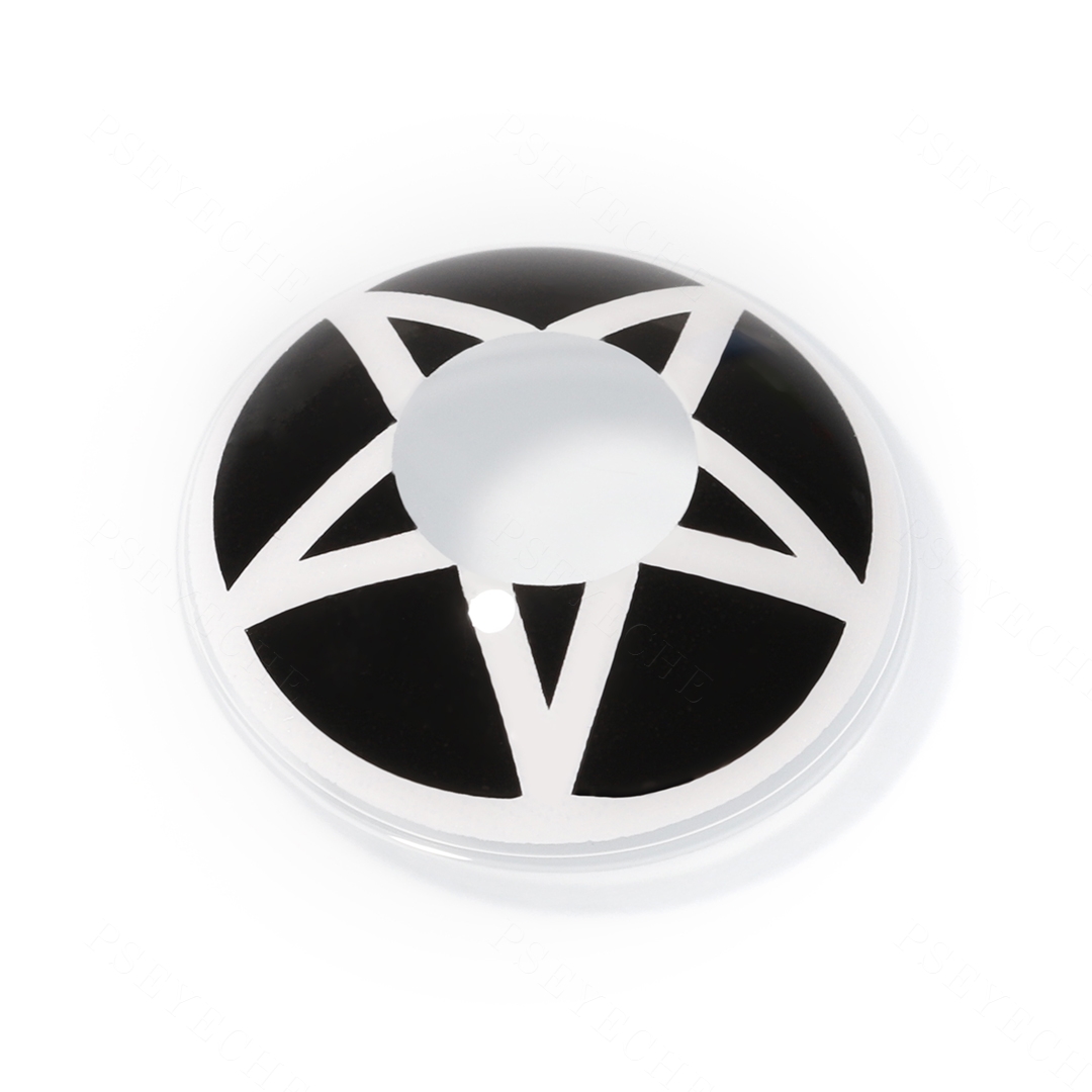 Astral Sigil Black Costume Yearly Contact Lenses